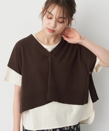 earth music&ecology | ショートニットベスト(ベスト)