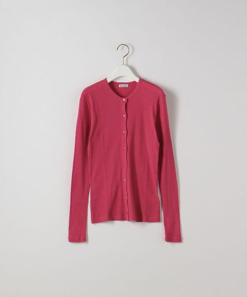 Steven Alan（スティーブンアラン）の「＜Steven Alan＞RIB LONG SLEEVE CARDIGAN/カーディガン（カーディガン/ボレロ・レディース・オフホワイト/ピンク/イエロー・FREE）」の14枚目の写真