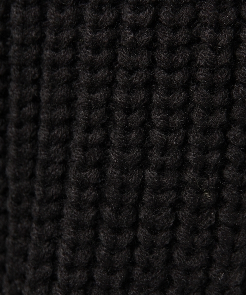 CIAOPANIC(チャオパニック)の「【Ciaopanic】片畦KNITロングCD(カーディガン/ボレロ・レディース・アイボリー/ブラック・FREE)」の12枚目の写真