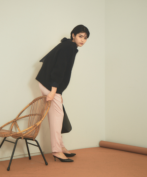 Rouge vif(ルージュヴィフ)の「ラクーンパフスリーブニット(ニット/セーター・レディース・ホワイト/ベージュ/ブラック・フリー)」の11枚目の写真