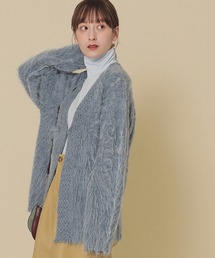 Ray BEAMS | Ray BEAMS / シャギー Vネック カーディガン(カーディガン/ボレロ)