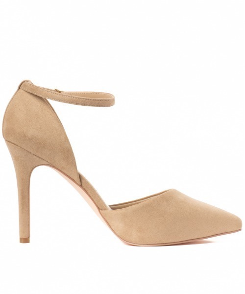 R&E（アールアンドイー）の「【21AW新作】【R&E】セパレートアンクルストラップスエードパンプス（パンプス・レディース・ブラック系その他/ベージュ系その他/グリーン・22.0cm/22.5cm/23.0cm/23.5cm/24.0cm/24.5cm）」の7枚目の写真