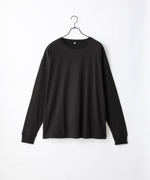 Craft Nicholson（クラフトニコルソン）の「オーバーサイズルーズベーシック長袖Tシャツ（Tシャツ/カットソー・メンズ・ホワイト/ブラック/ブラウン/オレンジ/ダークグレー/グリーン系その他/グレイッシュベージュ/ライトグレー/ネイビー/カーキ/グリーン/ヘザーグレー/ピンク系その他/グレイッシュブルー・XL/S/M/L）」の2枚目の写真