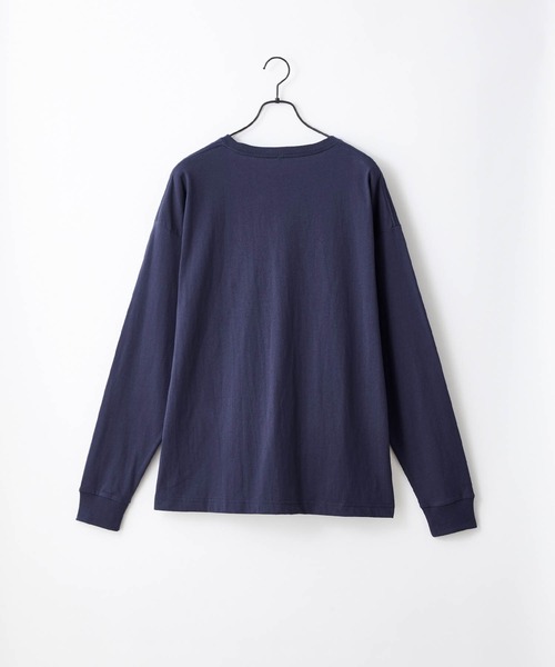 Craft Nicholson（クラフトニコルソン）の「オーバーサイズルーズベーシック長袖Tシャツ（Tシャツ/カットソー・メンズ・ホワイト/ブラック/ブラウン/オレンジ/ダークグレー/グリーン系その他/グレイッシュベージュ/ライトグレー/ネイビー/カーキ/グリーン/ヘザーグレー/ピンク系その他/グレイッシュブルー・XL/S/M/L）」の20枚目の写真