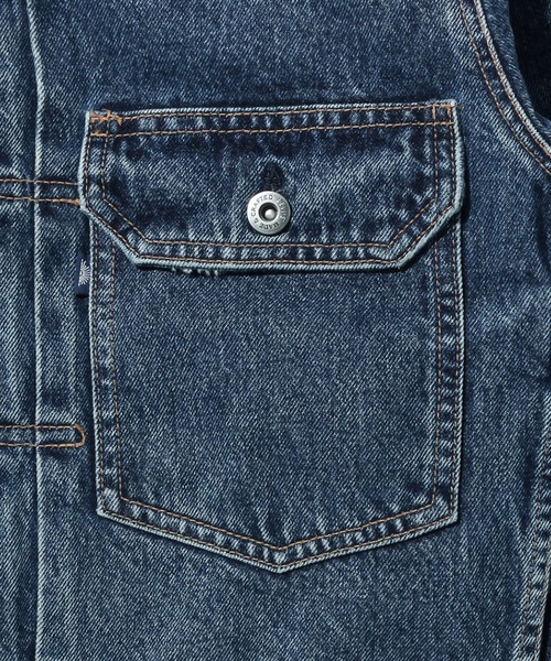 Levi's(リーバイス)の「LEVI'S(R) MADE & CRAFTED(R) オーバーサイズ TYPE II トラッカージャケット(デニムジャケット・メンズ・ダークインディゴブルー・S/M/XL/L)」の10枚目の写真