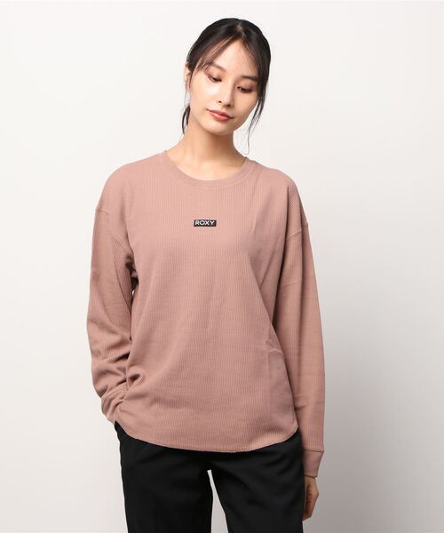ROXY（ロキシー）の「ロキシー ROXY NEW TIE TIME（Tシャツ/カットソー・レディース・ホワイト/ブラウン/ブラック・L/S/M）」の3枚目の写真