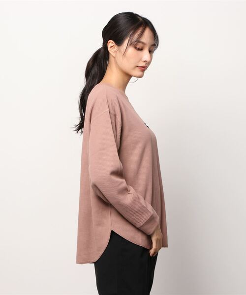 ROXY（ロキシー）の「ロキシー ROXY NEW TIE TIME（Tシャツ/カットソー・レディース・ホワイト/ブラウン/ブラック・L/S/M）」の5枚目の写真