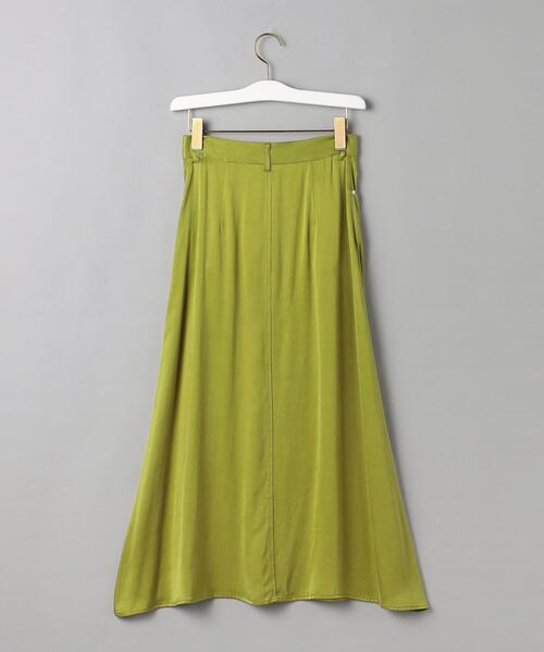 BEAUTY&YOUTH UNITED ARROWS（ビューティーアンドユースユナイテッドアローズ）の「BY キュプラレーヨン マーメイドマキシスカート -ウォッシャブル-（スカート・レディース・ブラック/ライム/ダークグリーン・M/S）」の12枚目の写真