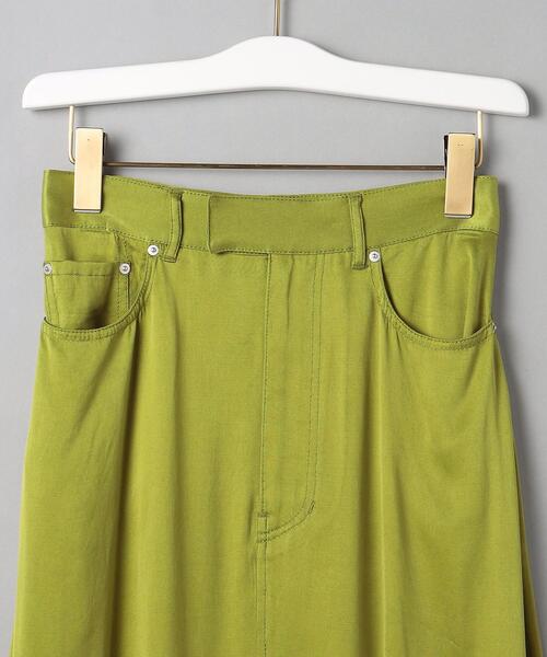 BEAUTY&YOUTH UNITED ARROWS（ビューティーアンドユースユナイテッドアローズ）の「BY キュプラレーヨン マーメイドマキシスカート -ウォッシャブル-（スカート・レディース・ブラック/ライム/ダークグリーン・M/S）」の13枚目の写真