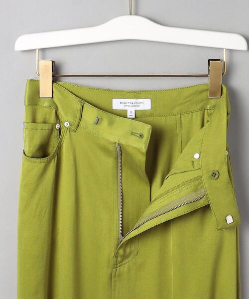 BEAUTY&YOUTH UNITED ARROWS（ビューティーアンドユースユナイテッドアローズ）の「BY キュプラレーヨン マーメイドマキシスカート -ウォッシャブル-（スカート・レディース・ブラック/ライム/ダークグリーン・M/S）」の14枚目の写真