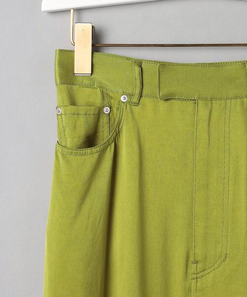 BEAUTY&YOUTH UNITED ARROWS（ビューティーアンドユースユナイテッドアローズ）の「BY キュプラレーヨン マーメイドマキシスカート -ウォッシャブル-（スカート・レディース・ブラック/ライム/ダークグリーン・M/S）」の22枚目の写真