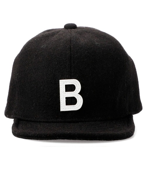 Basiquenti（ベーシックエンティ）の「【Basiquenti】Wool Alphabet Cap BCN-S90438（キャップ・メンズ・ワインレッド/ネイビー/ベージュ/ブラック/オリーブ・FREE）」の2枚目の写真
