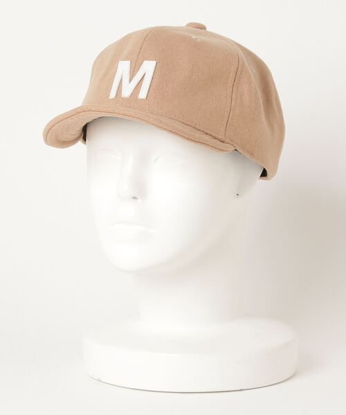Basiquenti（ベーシックエンティ）の「【Basiquenti】Wool Alphabet Cap BCN-S90438（キャップ・メンズ・ワインレッド/ネイビー/ベージュ/ブラック/オリーブ・FREE）」の11枚目の写真