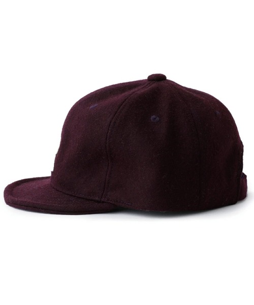 Basiquenti（ベーシックエンティ）の「【Basiquenti】Wool Alphabet Cap BCN-S90438（キャップ・メンズ・ワインレッド/ネイビー/ベージュ/ブラック/オリーブ・FREE）」の8枚目の写真