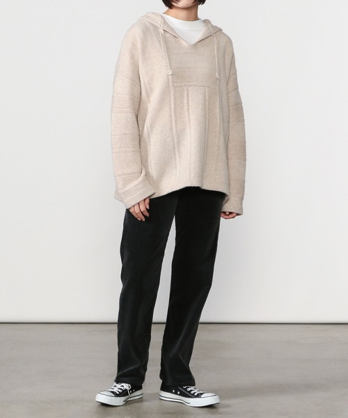 WALANCE（ワランス）の「【WALANCE】フーデッドニットプルオーバー