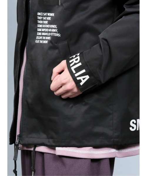 semantic design（セマンティックデザイン）の「セマンティックデザイン/semantic design プリント コーチジャケット（ブルゾン・メンズ・ブラック・MEDIUM/LARGE/X-LARGE）」の6枚目の写真