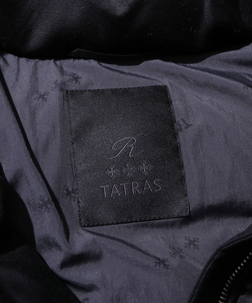 TATRAS(タトラス)の「TATRAS/タトラス DOMIZIANO ドミッツィアーノ ダウンジャケット ジップポケット シルクウール フード付き(ダウンジャケット/コート・メンズ・ブラック・2/3/5/4/1)」の8枚目の写真