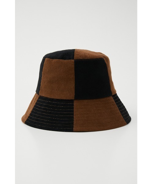 SLY(スライ)の「CHECKER CORDUROY BUCKET HAT チェック コーデュロイ バケット ハット(ハット・レディース・ブラック系その他2/ベージュ系その他・FREE)」の3枚目の写真