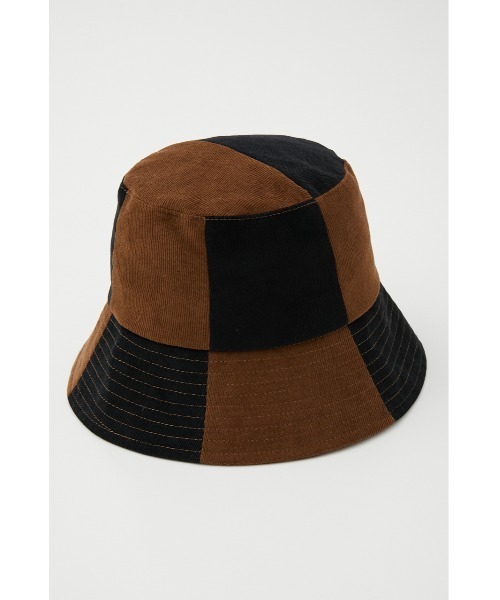 SLY(スライ)の「CHECKER CORDUROY BUCKET HAT チェック コーデュロイ バケット ハット(ハット・レディース・ブラック系その他2/ベージュ系その他・FREE)」の4枚目の写真