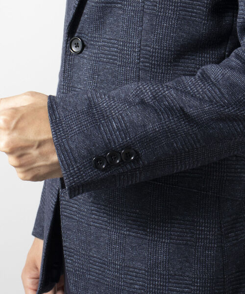 NOLLEY'S goodman（ノーリーズグッドマン）の「ウール混 ムリネジャージ ストレッチ セットアップジャケット（テーラードジャケット・メンズ・チャコールグレー/インディゴブルー/ブルー系その他7・LARGE/MEDIUM/X-LARGE/SMALL）」の9枚目の写真