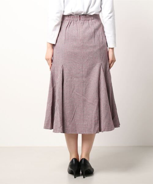 PICCIN(ピッチン)の「千鳥マーメイドスカート(スカート・レディース・ブラウン系その他/レッド系その他・M)」の9枚目の写真