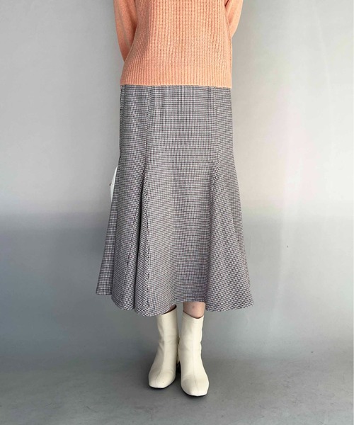 PICCIN(ピッチン)の「千鳥マーメイドスカート(スカート・レディース・ブラウン系その他/レッド系その他・M)」の21枚目の写真