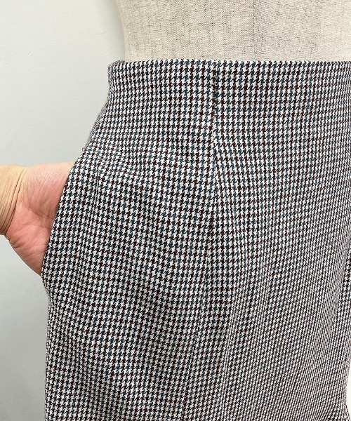 PICCIN(ピッチン)の「千鳥マーメイドスカート(スカート・レディース・ブラウン系その他/レッド系その他・M)」の5枚目の写真