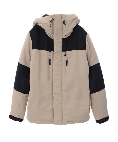 fifth(フィフス)の「配色切り替え中綿ダウンジャケット(ダウンジャケット/コート・レディース・カーキ/ベージュ・MEDIUM)」の8枚目の写真