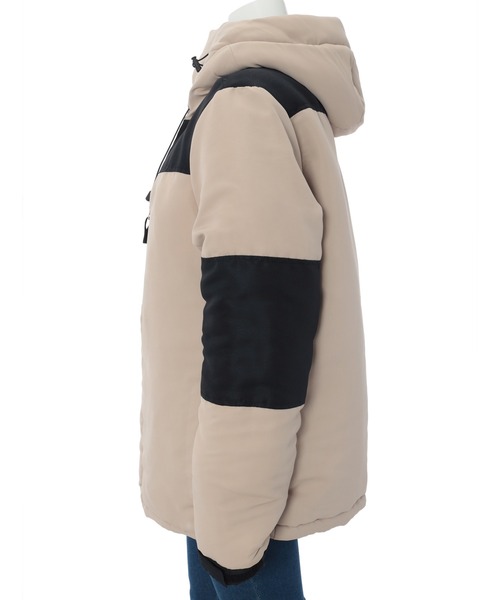 fifth(フィフス)の「配色切り替え中綿ダウンジャケット(ダウンジャケット/コート・レディース・カーキ/ベージュ・MEDIUM)」の10枚目の写真