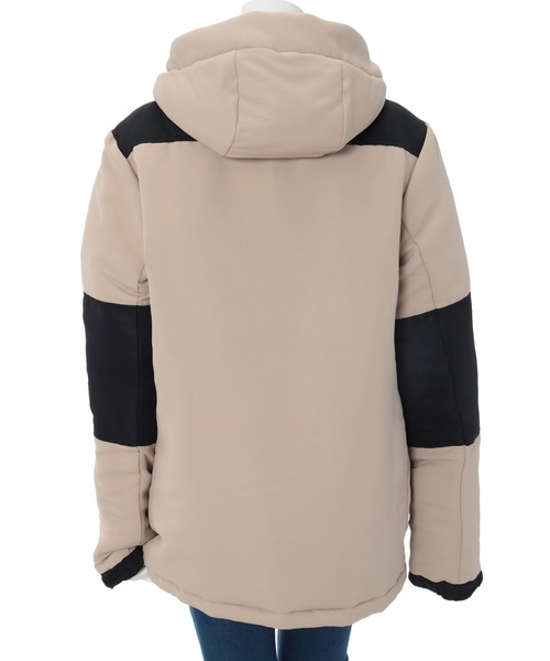 fifth(フィフス)の「配色切り替え中綿ダウンジャケット(ダウンジャケット/コート・レディース・カーキ/ベージュ・MEDIUM)」の11枚目の写真