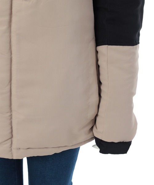 fifth(フィフス)の「配色切り替え中綿ダウンジャケット(ダウンジャケット/コート・レディース・カーキ/ベージュ・MEDIUM)」の13枚目の写真