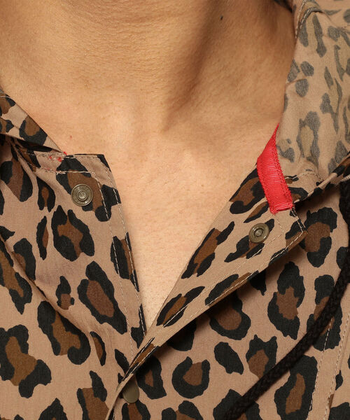 CAL O LINE（キャルオーライン）の「CAL O LINE /キャルオーライン　LEOPARD ANORAK レオパードアノラック　CL212-050（ブルゾン・メンズ・ブラウン・MEDIUM/LARGE/X-LARGE）」の15枚目の写真