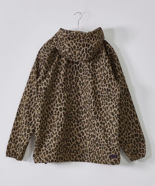 CAL O LINE（キャルオーライン）の「CAL O LINE /キャルオーライン　LEOPARD ANORAK レオパードアノラック　CL212-050（ブルゾン・メンズ・ブラウン・MEDIUM/LARGE/X-LARGE）」の2枚目の写真