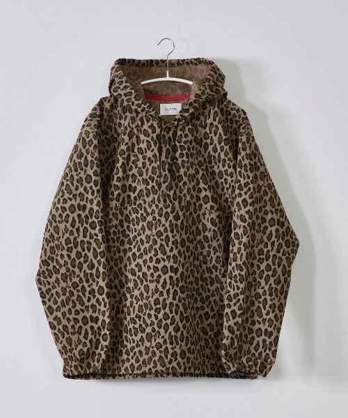 CAL O LINE（キャルオーライン）の「CAL O LINE /キャルオーライン　LEOPARD ANORAK レオパードアノラック　CL212-050（ブルゾン・メンズ・ブラウン・MEDIUM/LARGE/X-LARGE）」の6枚目の写真