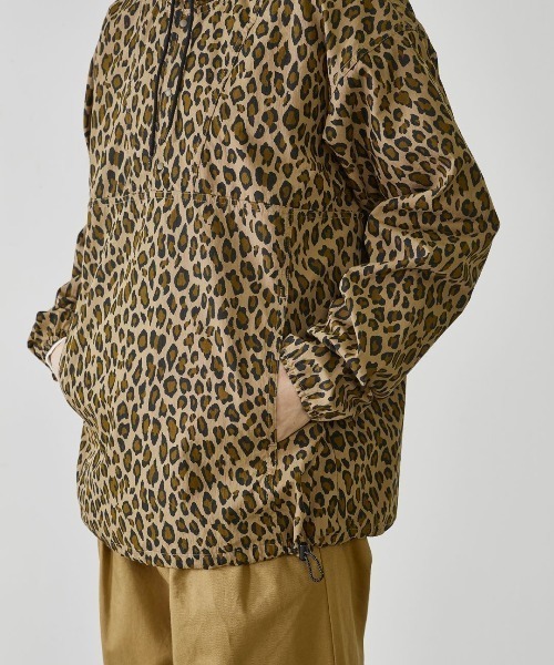 CAL O LINE（キャルオーライン）の「CAL O LINE /キャルオーライン　LEOPARD ANORAK レオパードアノラック　CL212-050（ブルゾン・メンズ・ブラウン・MEDIUM/LARGE/X-LARGE）」の8枚目の写真