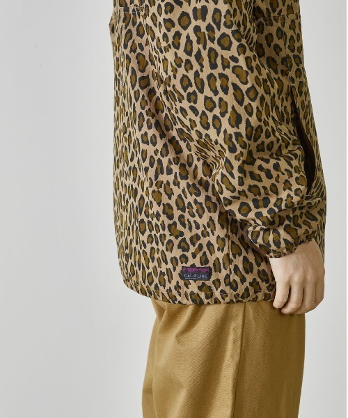 CAL O LINE（キャルオーライン）の「CAL O LINE /キャルオーライン　LEOPARD ANORAK レオパードアノラック　CL212-050（ブルゾン・メンズ・ブラウン・MEDIUM/LARGE/X-LARGE）」の5枚目の写真