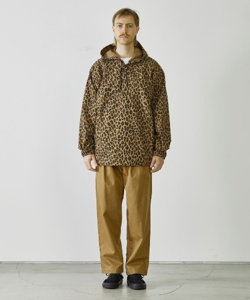 CAL O LINE（キャルオーライン）の「CAL O LINE /キャルオーライン　LEOPARD ANORAK レオパードアノラック　CL212-050（ブルゾン・メンズ・ブラウン・MEDIUM/LARGE/X-LARGE）」の7枚目の写真