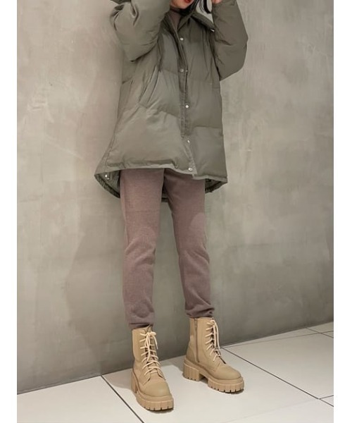 THROW by SLY(スローバイスライ)の「THROW HG TROUSER ハイゲージ パンツ(スラックス・レディース・ライトグレー/ライトイエロー・0/1)」の7枚目の写真