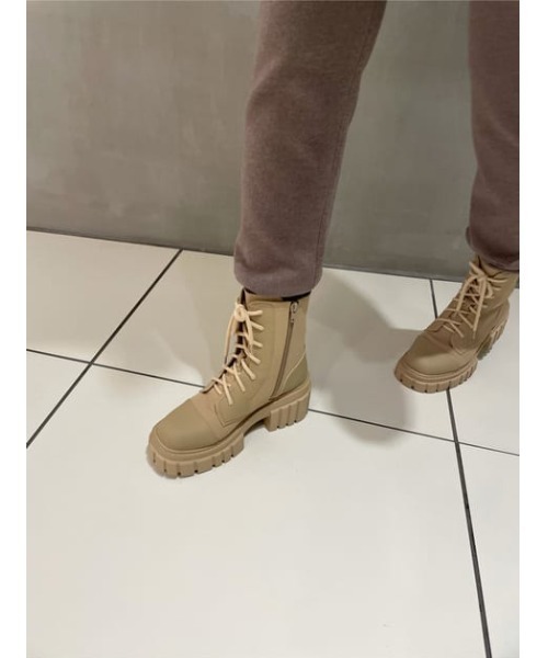 THROW by SLY(スローバイスライ)の「THROW HG TROUSER ハイゲージ パンツ(スラックス・レディース・ライトグレー/ライトイエロー・0/1)」の11枚目の写真
