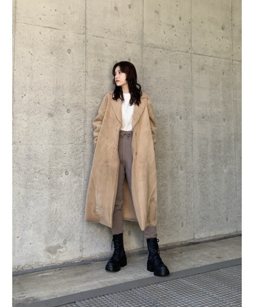 THROW by SLY(スローバイスライ)の「THROW HG TROUSER ハイゲージ パンツ(スラックス・レディース・ライトグレー/ライトイエロー・0/1)」の14枚目の写真