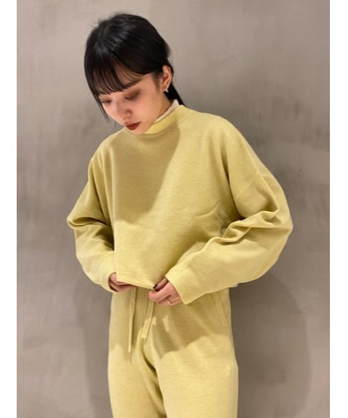 THROW by SLY(スローバイスライ)の「THROW HG TROUSER ハイゲージ パンツ(スラックス・レディース・ライトグレー/ライトイエロー・0/1)」の19枚目の写真