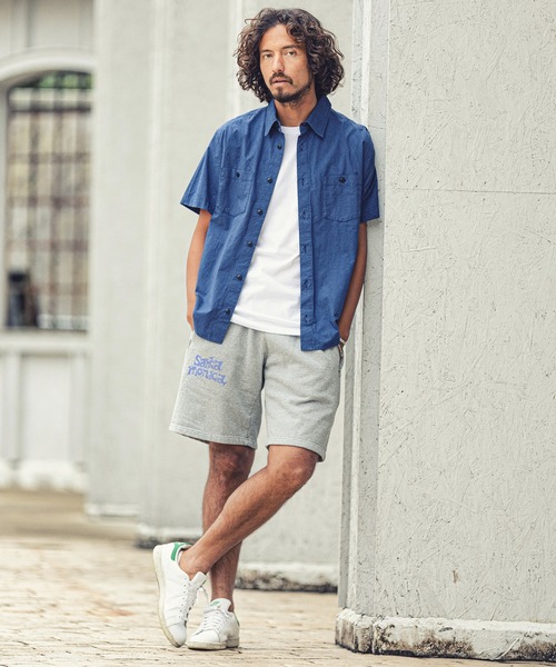 MARBLES(マーブルズ)の「mhs1759-S-SL WORK SHIRT ワークシャツ(シャツ/ブラウス・メンズ・ベージュ/ブルー系その他/カーキ/ネイビー・M/XL/L)」の7枚目の写真