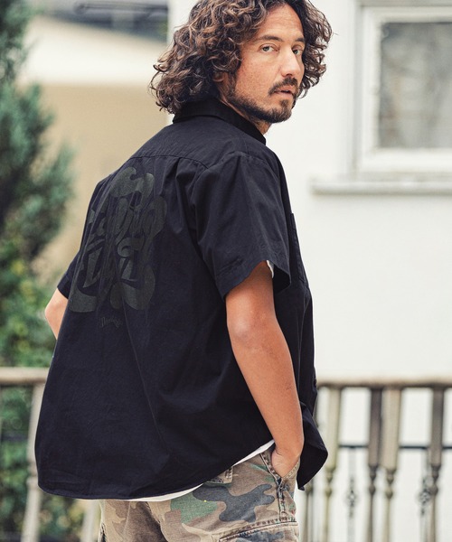 MARBLES(マーブルズ)の「mhs1759-S-SL WORK SHIRT ワークシャツ(シャツ/ブラウス・メンズ・ベージュ/ブルー系その他/カーキ/ネイビー・M/XL/L)」の12枚目の写真