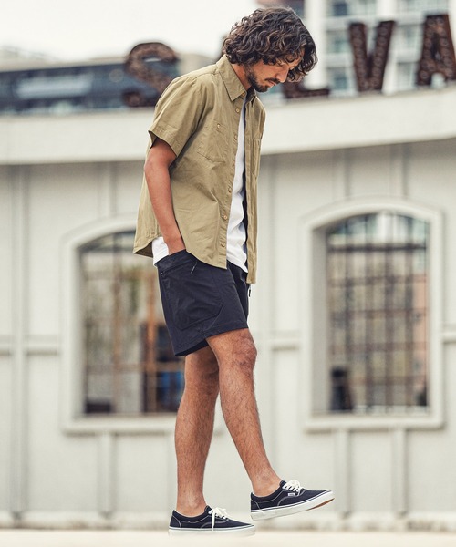 MARBLES(マーブルズ)の「mhs1759-S-SL WORK SHIRT ワークシャツ(シャツ/ブラウス・メンズ・ベージュ/ブルー系その他/カーキ/ネイビー・M/XL/L)」の20枚目の写真