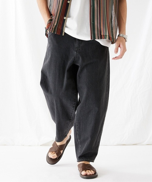 JOURNAL STANDARD(ジャーナルスタンダード)の「【人気デニム殿堂入りベストセラー】バルーン デニム パンツ(デニムパンツ・メンズ・ライトブラック/ネイビー/ナチュラル/ライトブルー/コバルトブルー・X-LARGE/MEDIUM/LARGE/SMALL)」の6枚目の写真