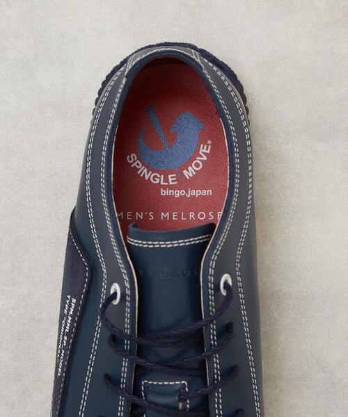 MEN'S MELROSE(メンズメルローズ)の「【別注】SPINGLE MOVE(スピングルムーブ)SPINGLE LOW CUT スニーカー(スニーカー・メンズ・ホワイト/ネイビー・4/3/5)」の7枚目の写真