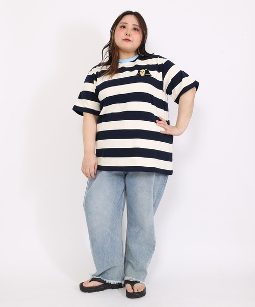 PUNYUS(プニュズ)の「カットオフクロップドデニムパンツ(デニムパンツ・レディース・ブラック/ライトブルー・3/1/4/2)」の15枚目の写真