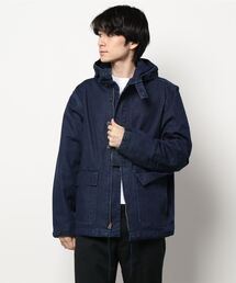 【HOUSTON】  ヒューストン  3LAYER DENIM NAVY PARKA / 3レイヤーデニムネイビーパーカー