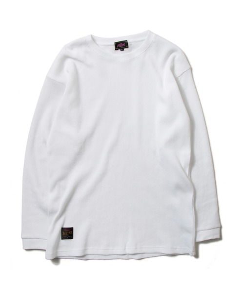 ROTAR（ローター）の「Basic Waffle LS Tee ベーシック ワッフルTシャツ（Tシャツ/カットソー・メンズ・ホワイト/ブラック・MEDIUM/X-LARGE/LARGE）」の7枚目の写真
