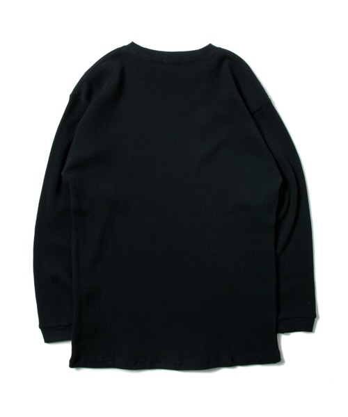 ROTAR（ローター）の「Basic Waffle LS Tee ベーシック ワッフルTシャツ（Tシャツ/カットソー・メンズ・ホワイト/ブラック・MEDIUM/X-LARGE/LARGE）」の3枚目の写真